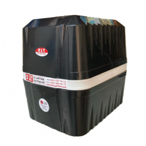 5 AŞAMALI POMPASIZ KAPALI KASA SU ARITMA CİHAZI SİYAH